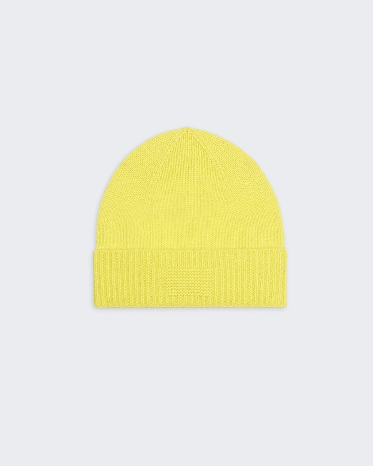 Rib Cuff Beanie - Lemon