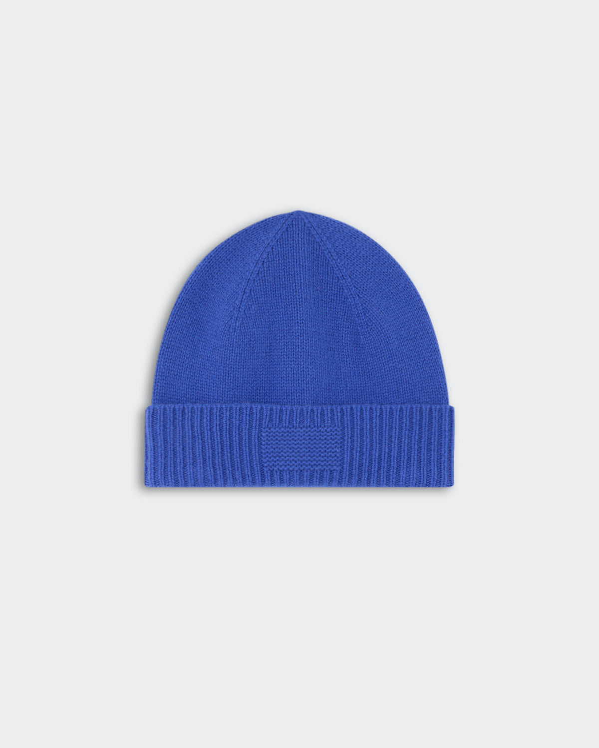 Rib Cuff Beanie - Reservoir in vibrant blue with a thick ribbed cuff and soft knit texture designed for warmth and style.