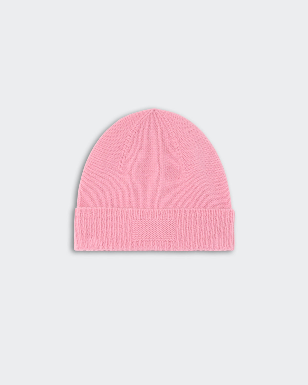 Soft pink Rib Cuff Beanie - Sprinkle with a folded ribbed cuff and a smooth knit texture designed for cozy warmth and stylish comfort.
