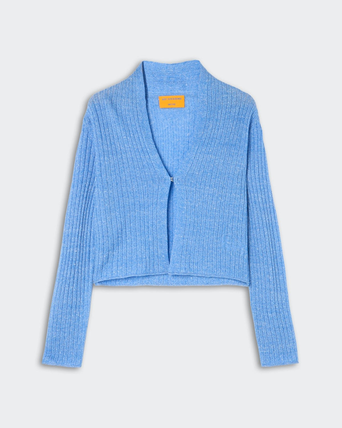 Rib Stealth Cardigan - Delft Blue