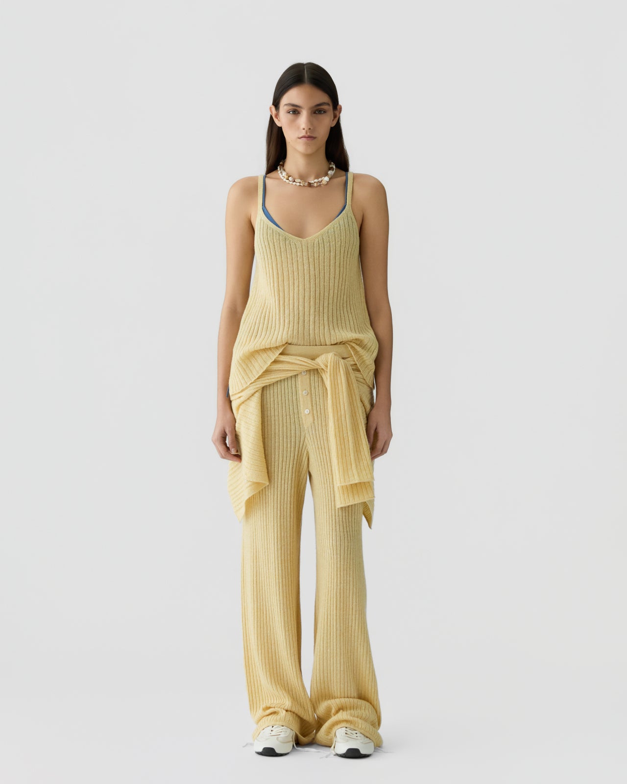 Rib Everywear Pant - Butter