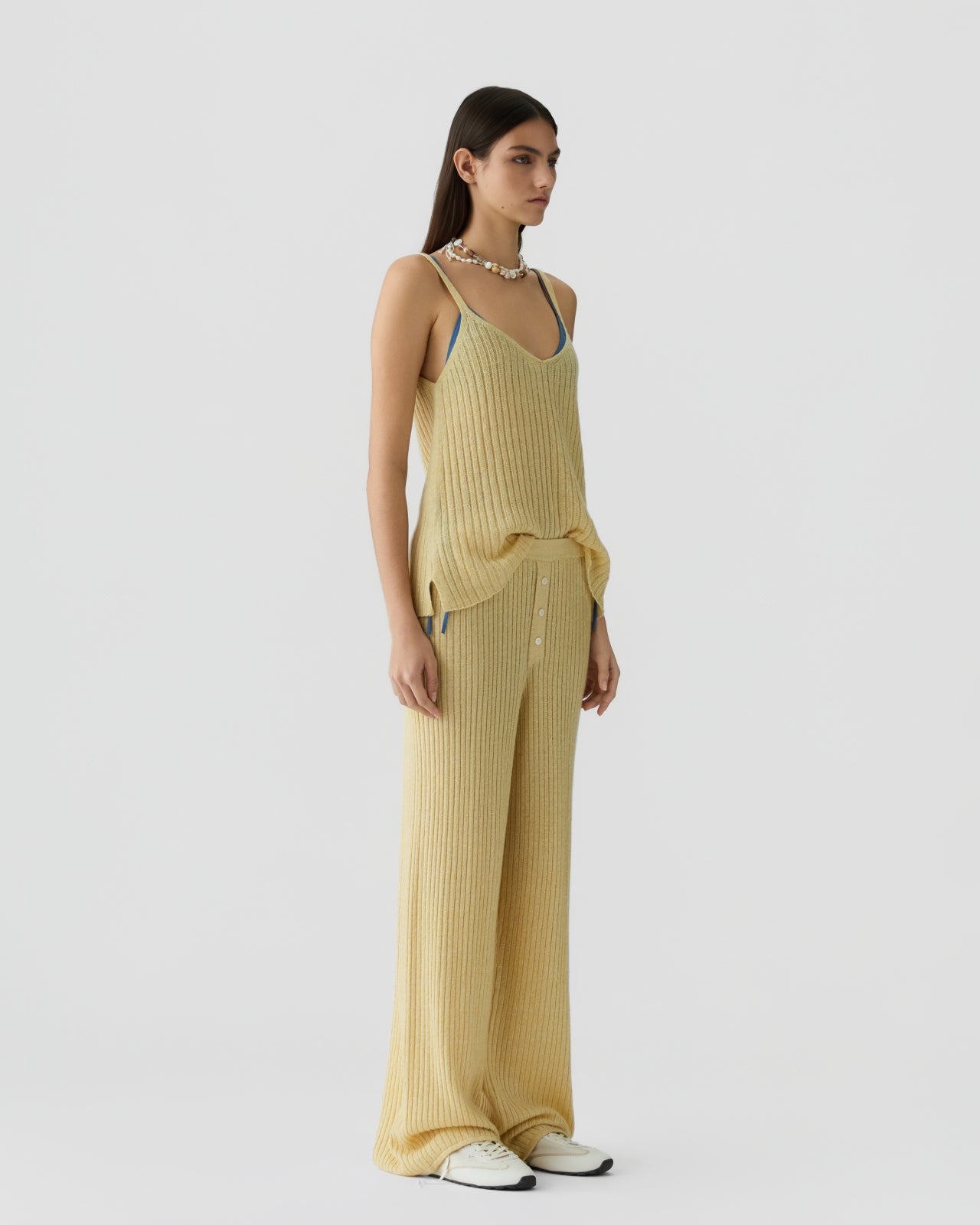 Rib Everywear Pant - Butter