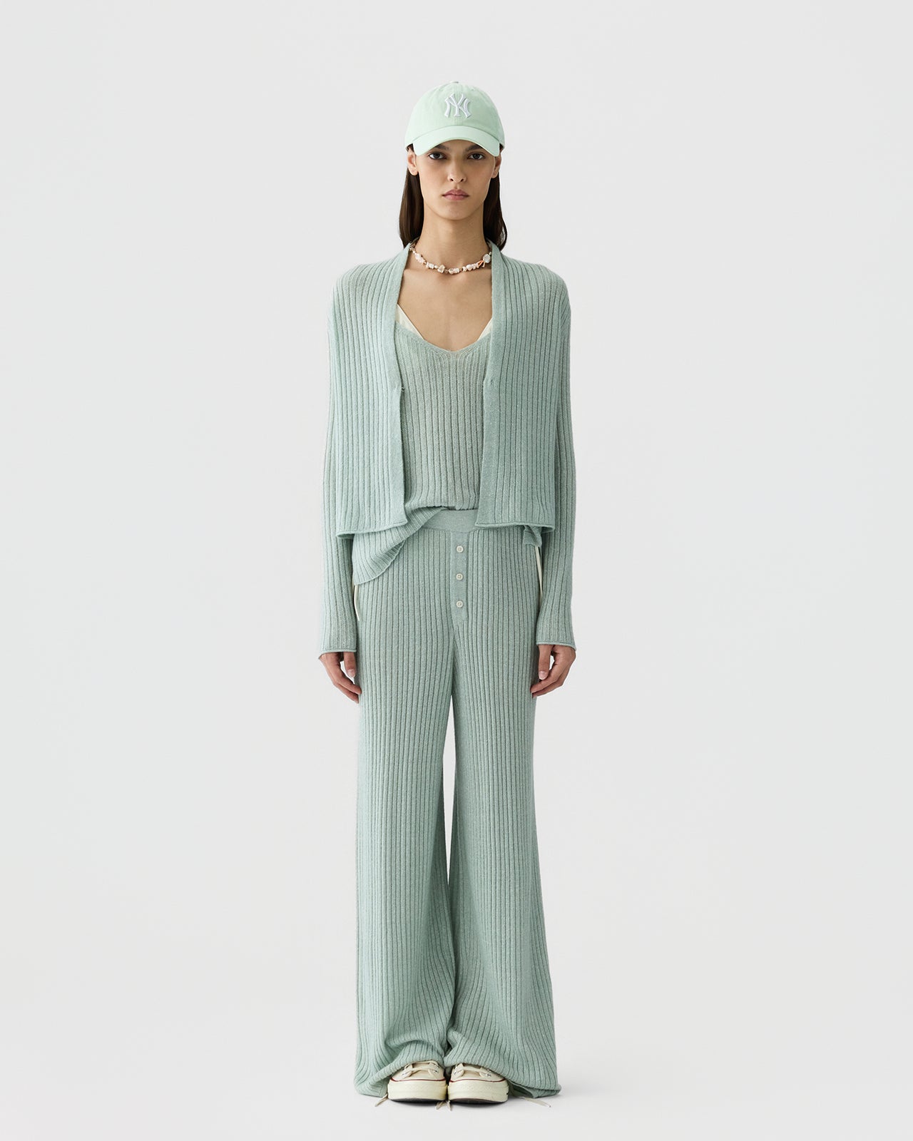 Rib Everywear Pant - Sage Brush