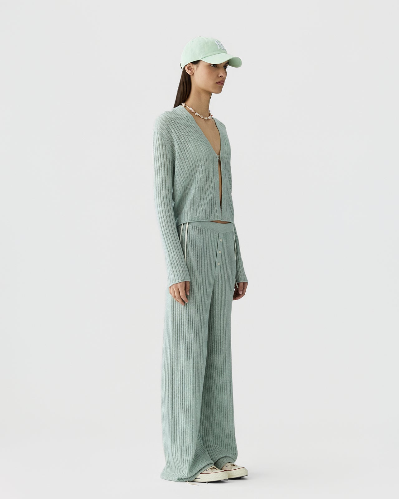 Rib Everywear Pant - Sage Brush