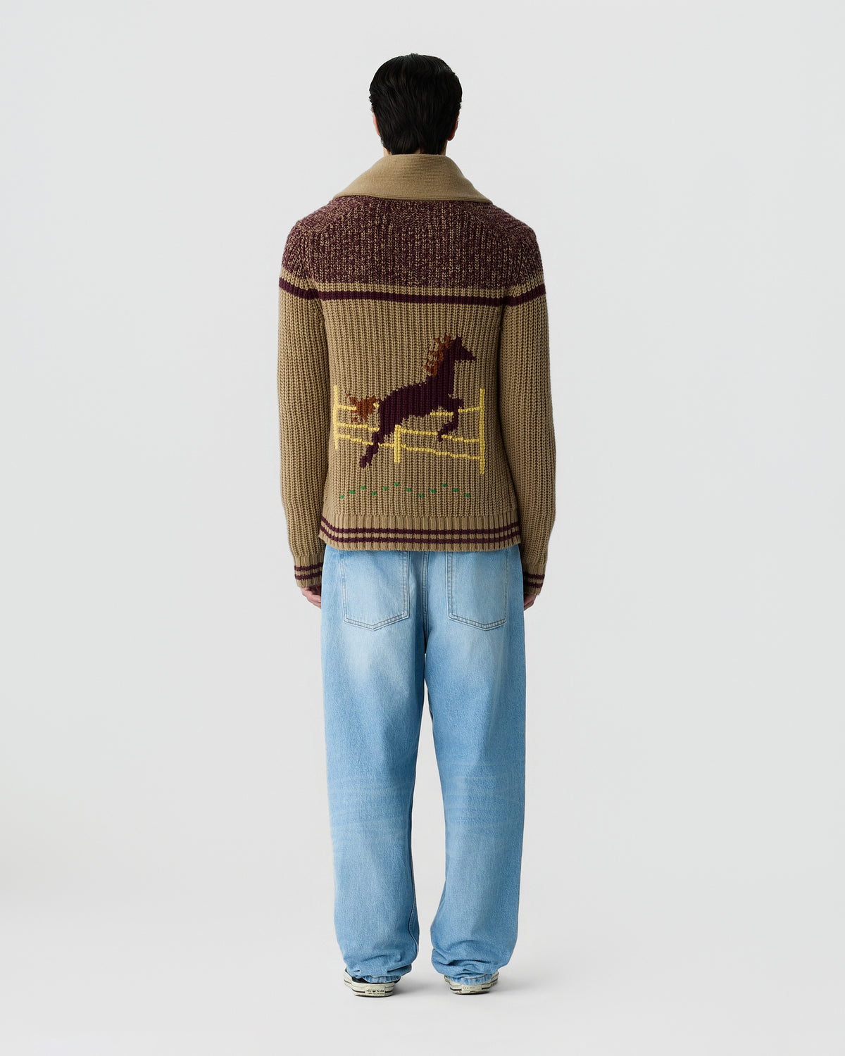Rodeo Cardigan - Camel Combo