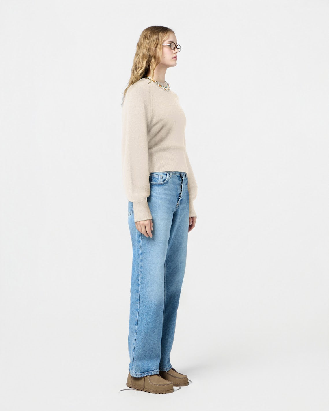 Sculpted Crew - Cream