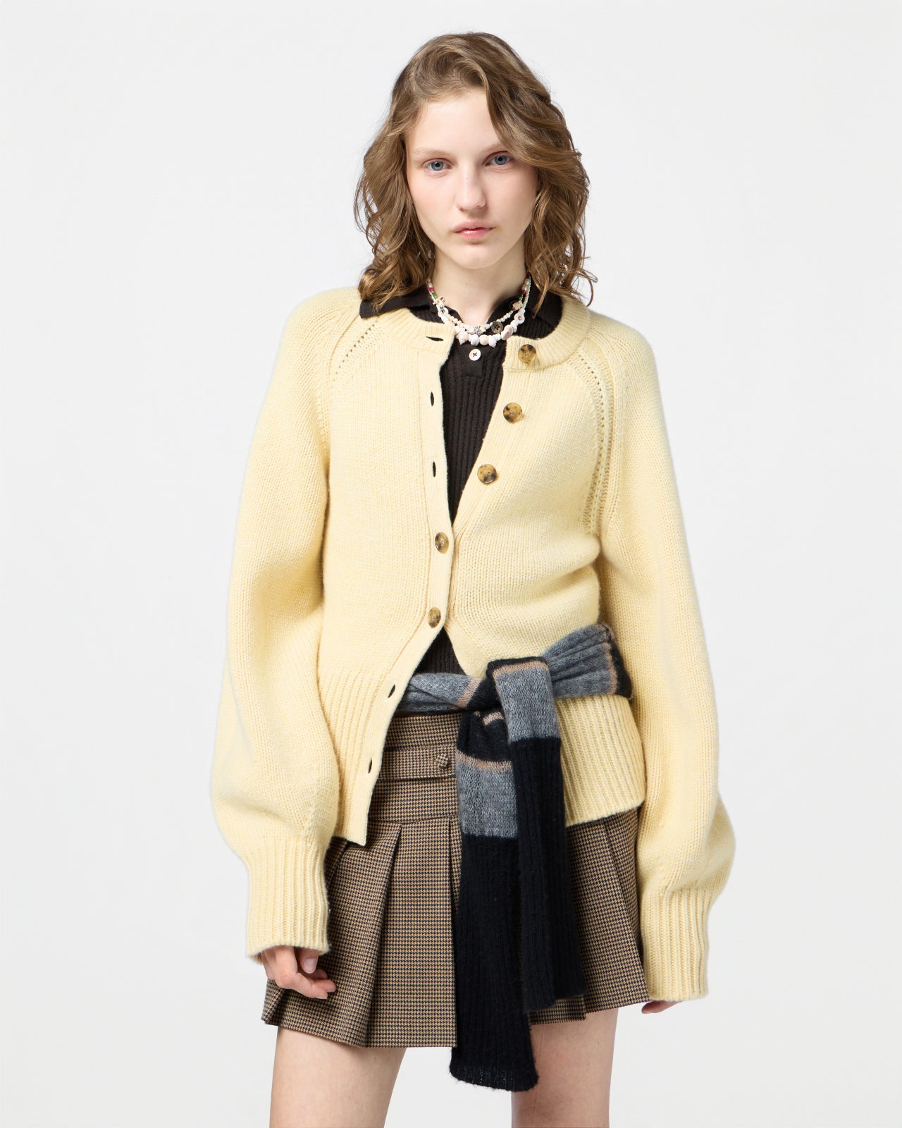 Sculpted Cardigan - Butter