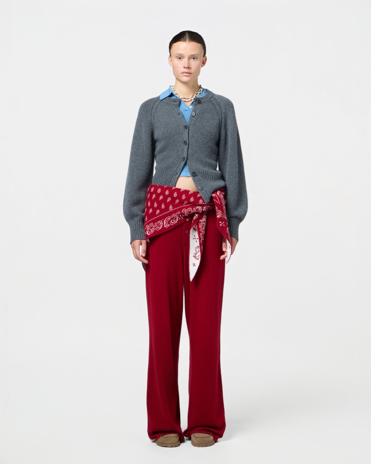 Sculpted Cardigan - Charcoal