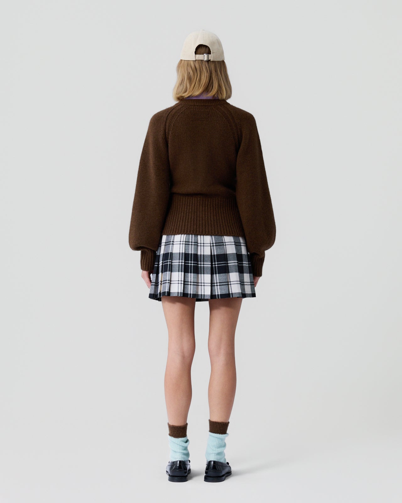 Sculpted Cardigan - Chestnut