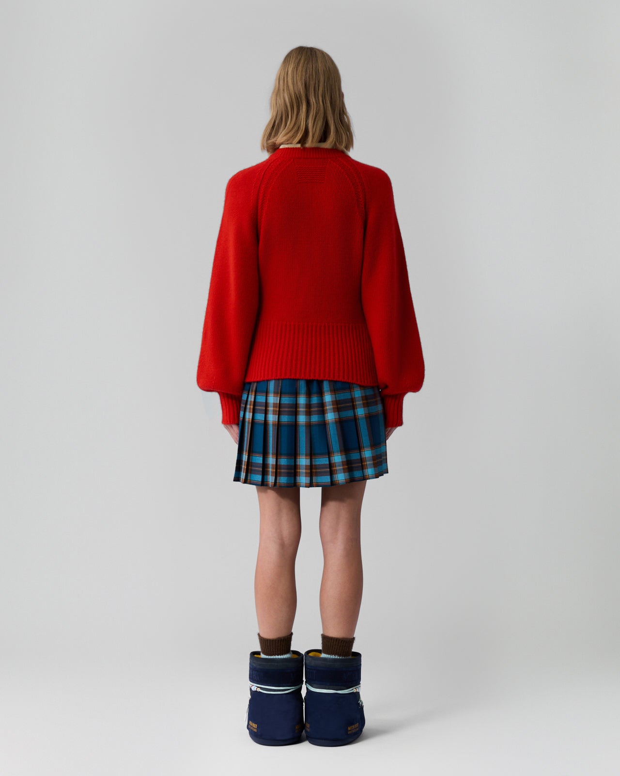 Sculpted Cardigan - Chili