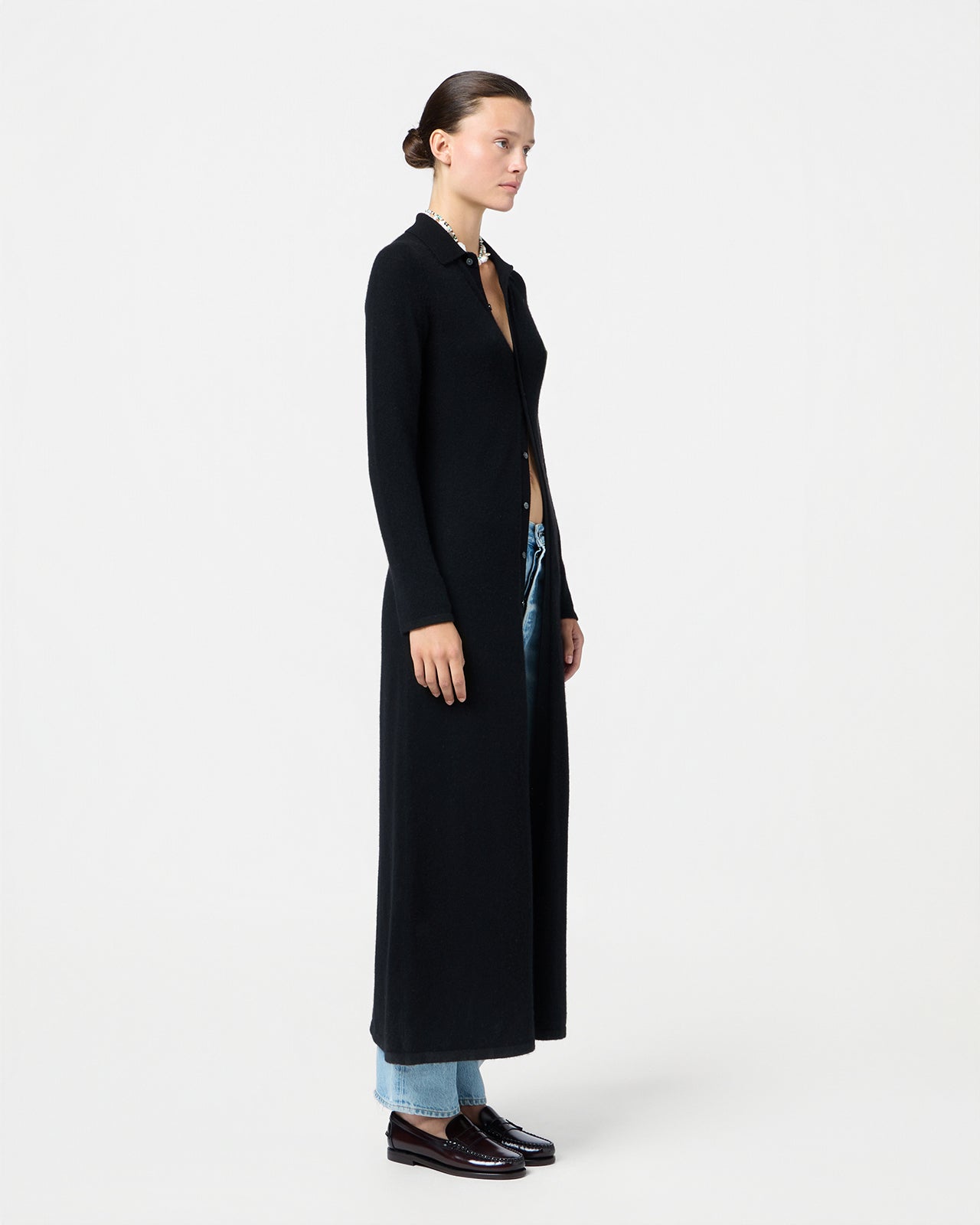 Showtime Shirt Dress In Cashmere Showtime Shirt Dress In Cashmere