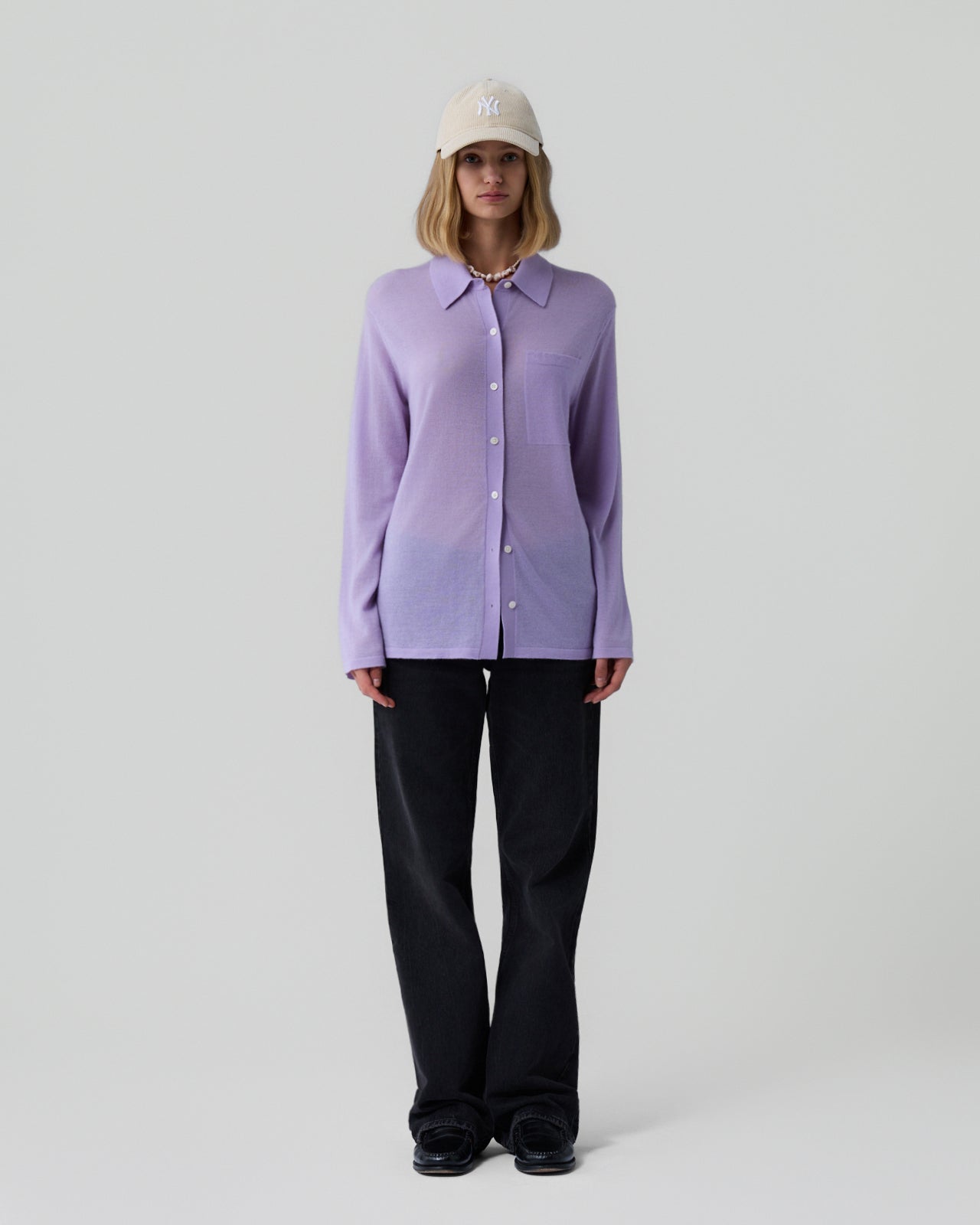light purple dress shirt outfit Purple Attire