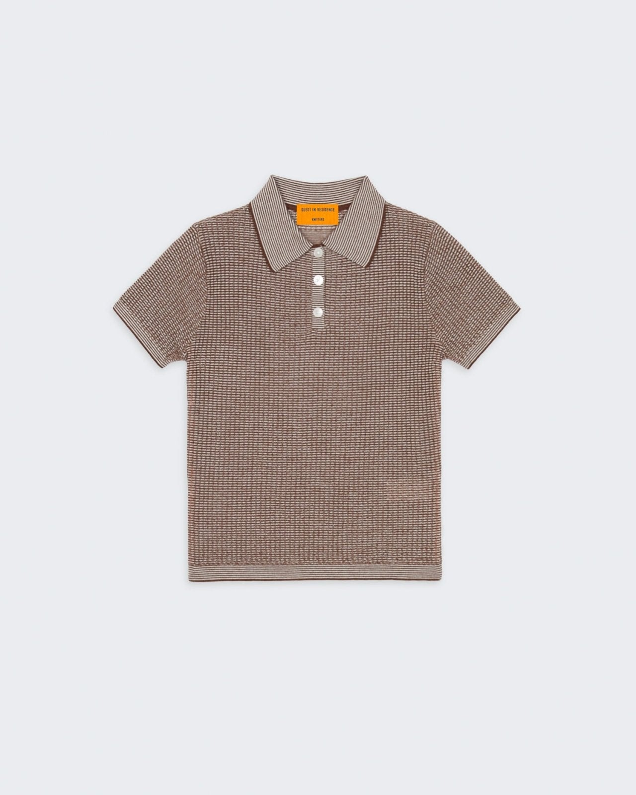 Shrunken Polo - Chestnut/Cream