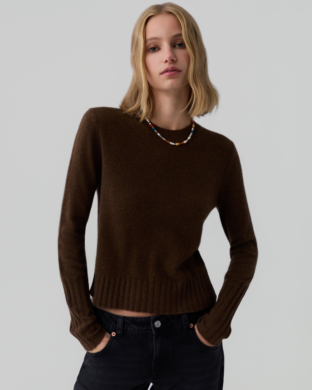 Shrunken Crew - Chestnut