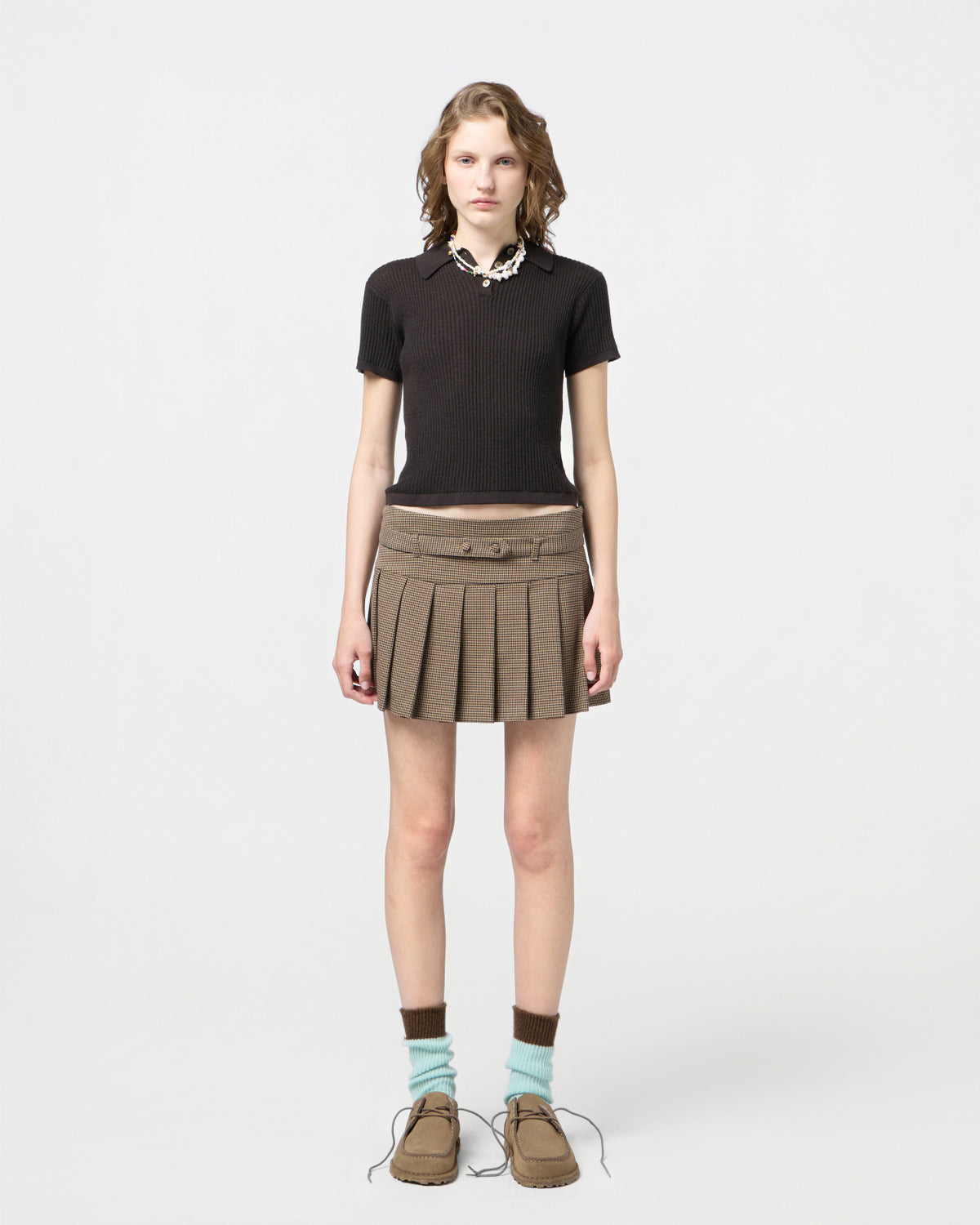 Shrunken Polo - Burnt Cocoa