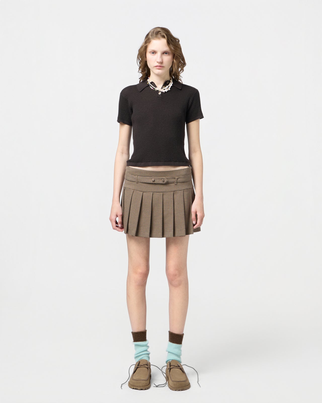 Shrunken Polo - Burnt Cocoa