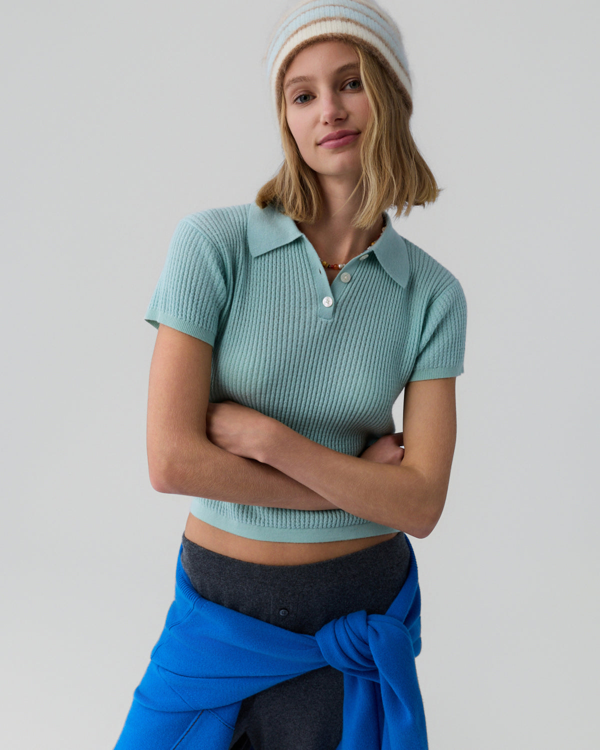 Shrunken Polo - Seaglass