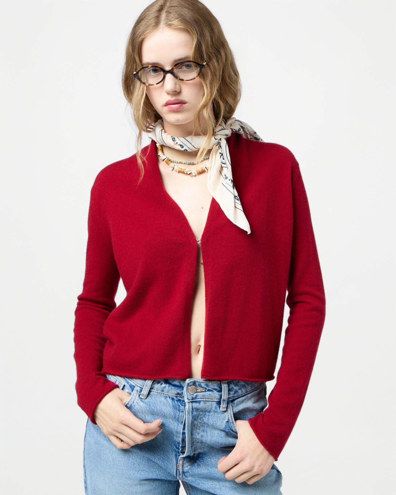 Stealth Cardigan - Ruby