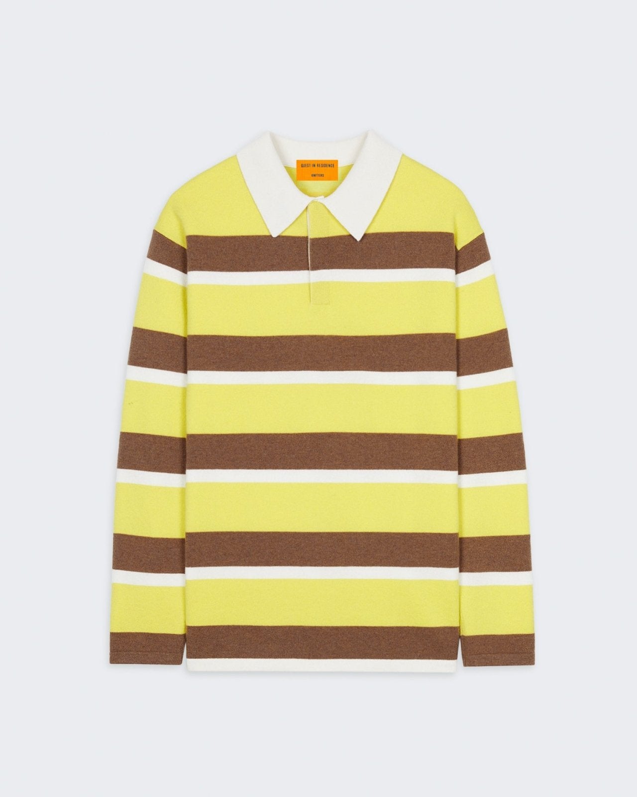 Striped Rugby - Lemon/Almond Stripe