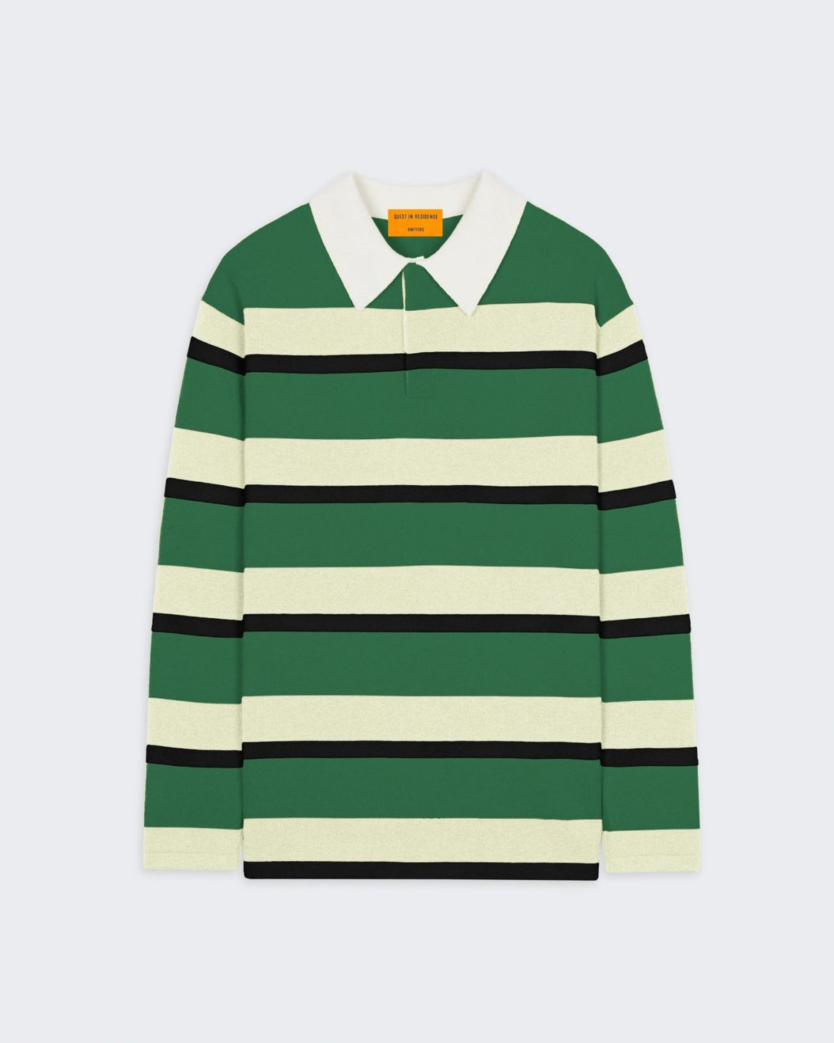 Striped Rugby - Rainforest/Cream Stripe