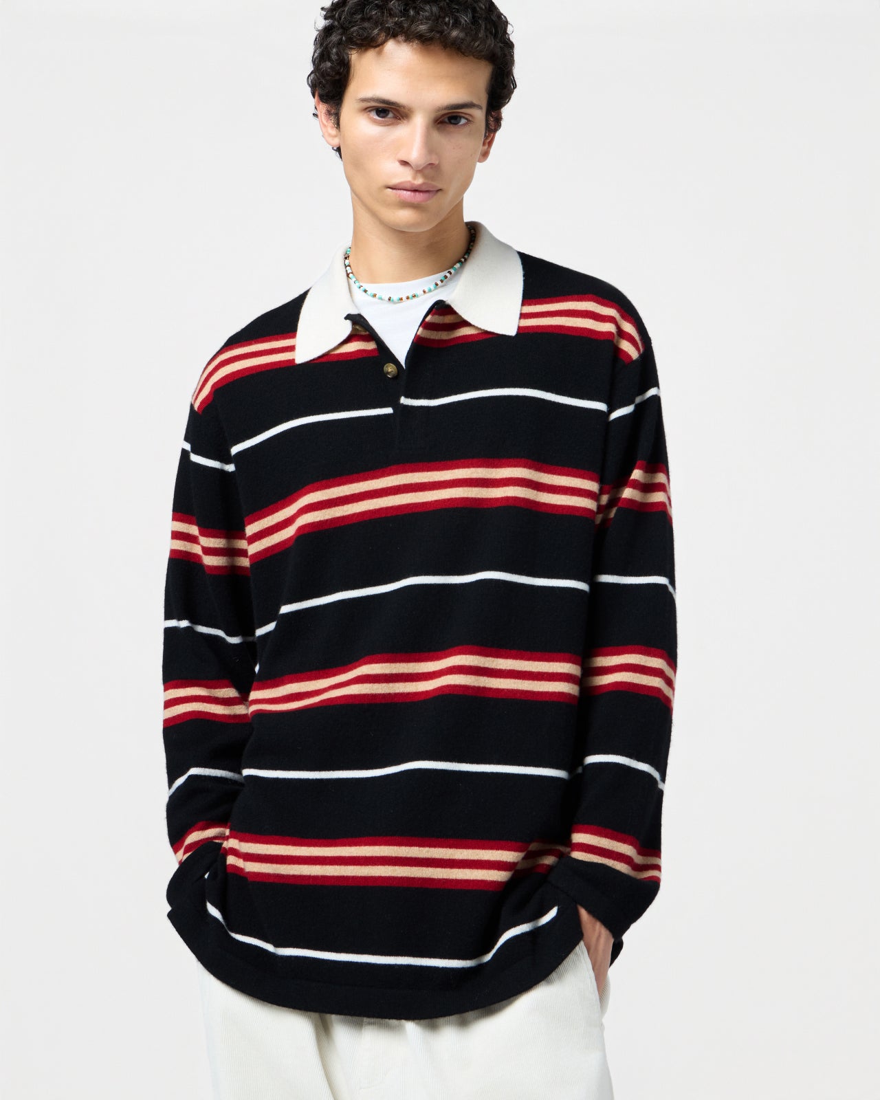 Striped Rugby - Black Combo