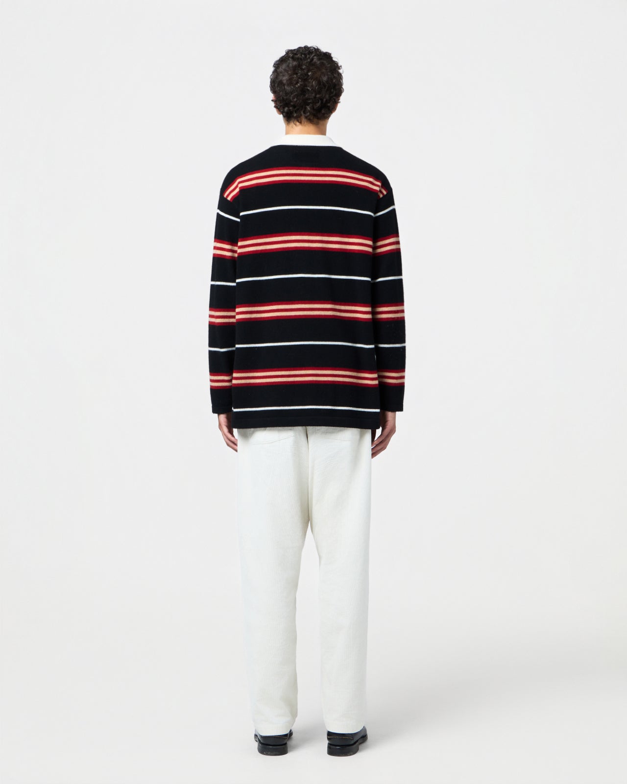 Striped Rugby - Black Combo