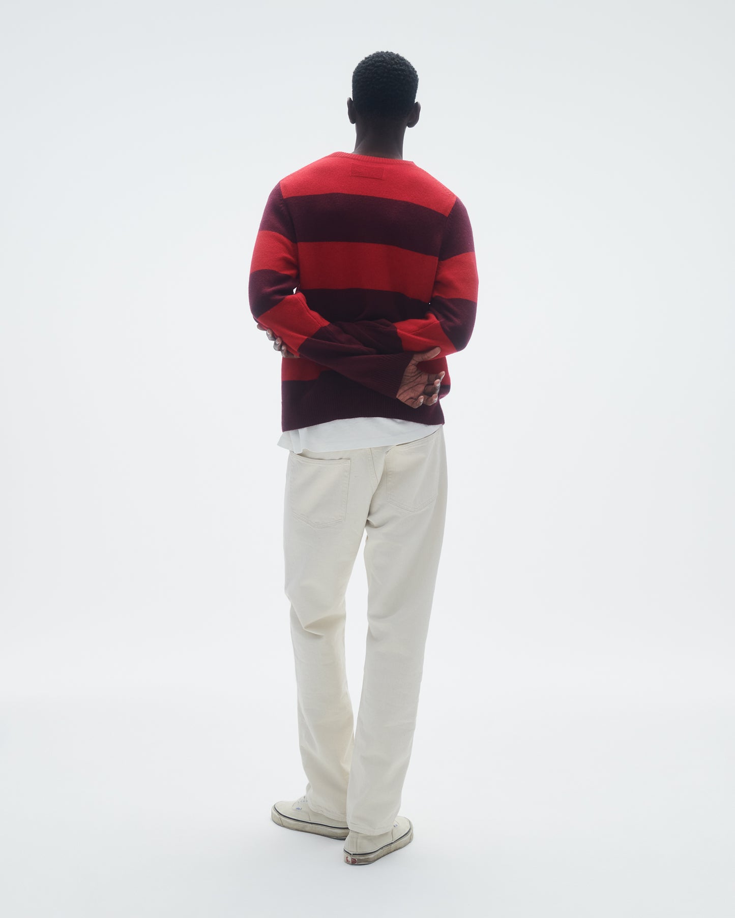 Stripe Crew - True Red/Plum