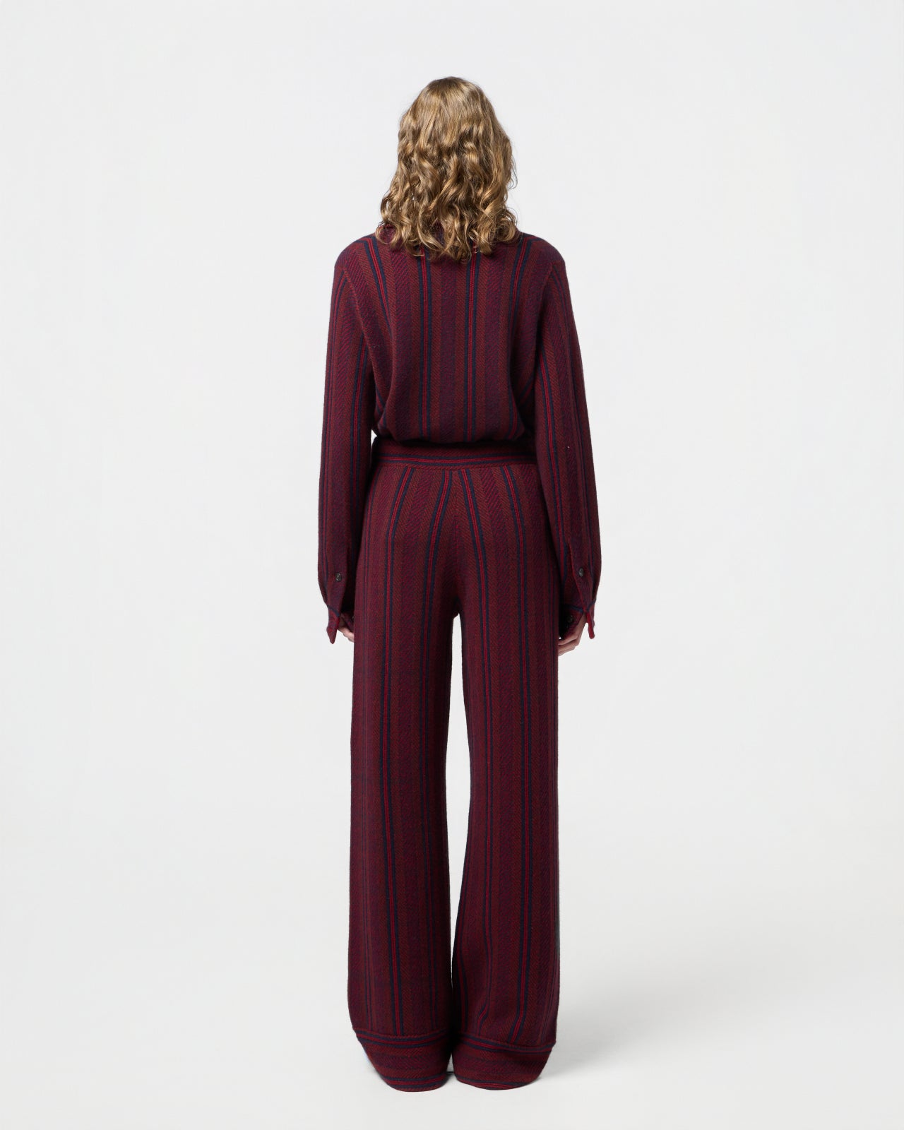 Stripe Lounge Pant - Ruby Combo