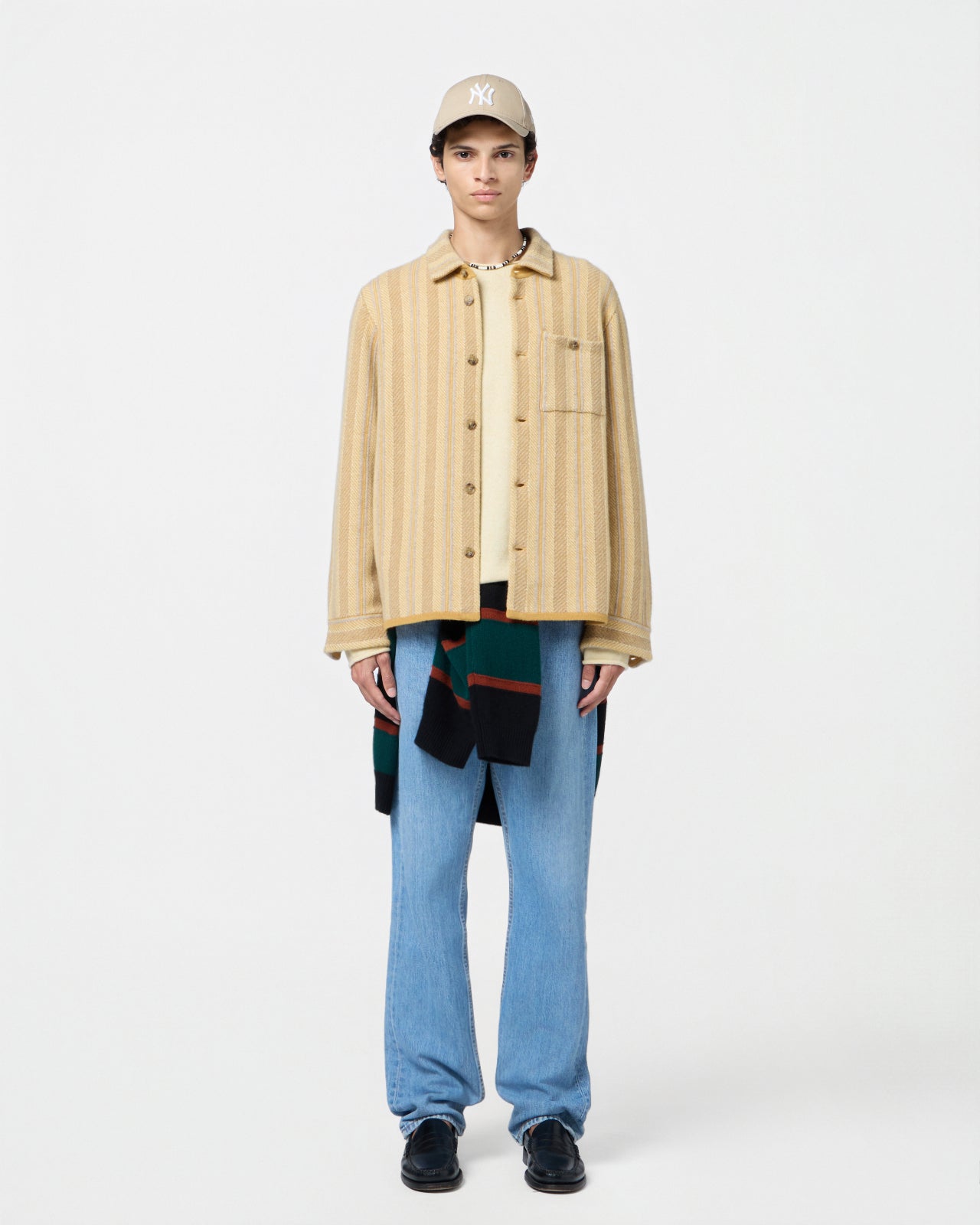 Stripe Work Shirt - Curry Combo