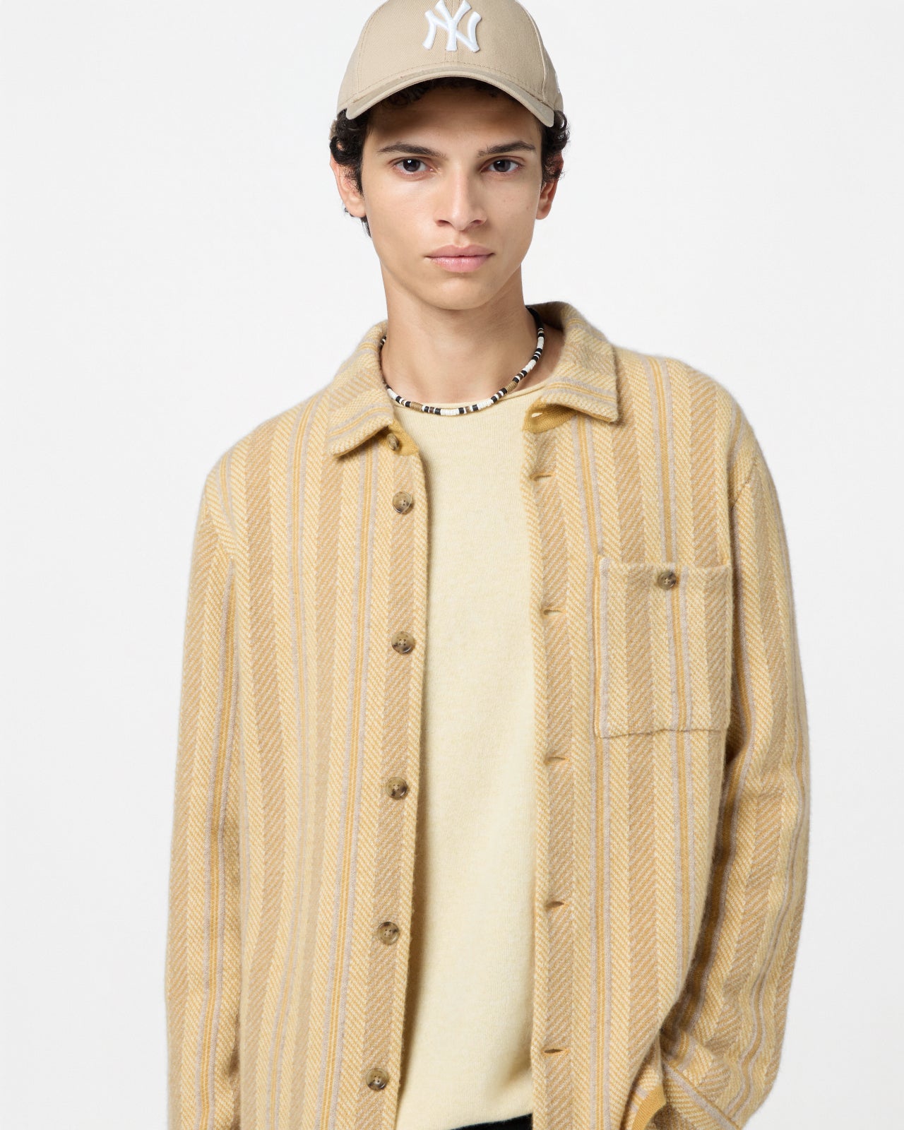 Stripe Work Shirt - Curry Combo
