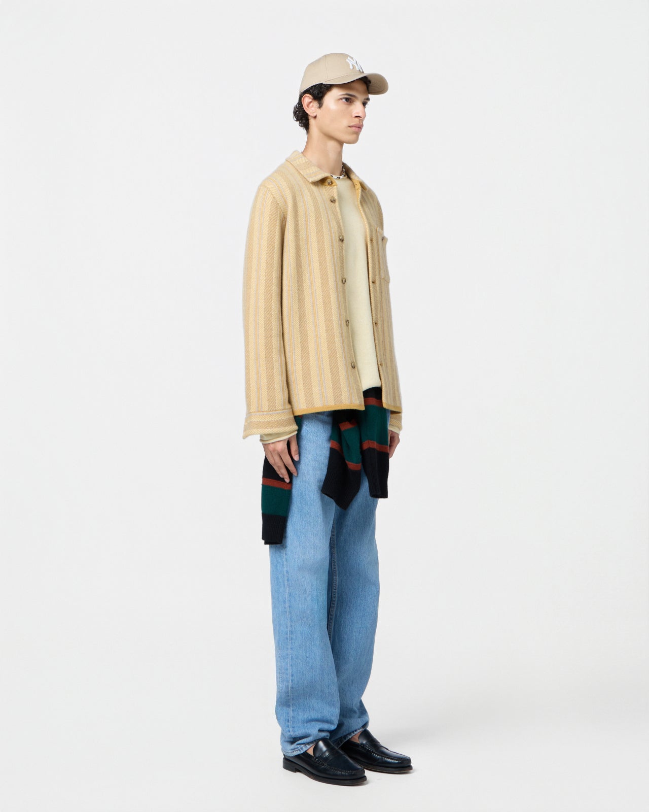 Stripe Work Shirt - Curry Combo