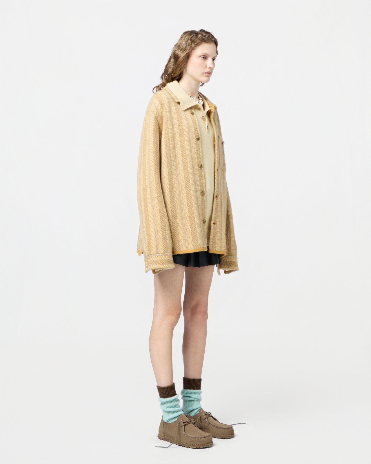 Stripe Work Shirt - Curry Combo