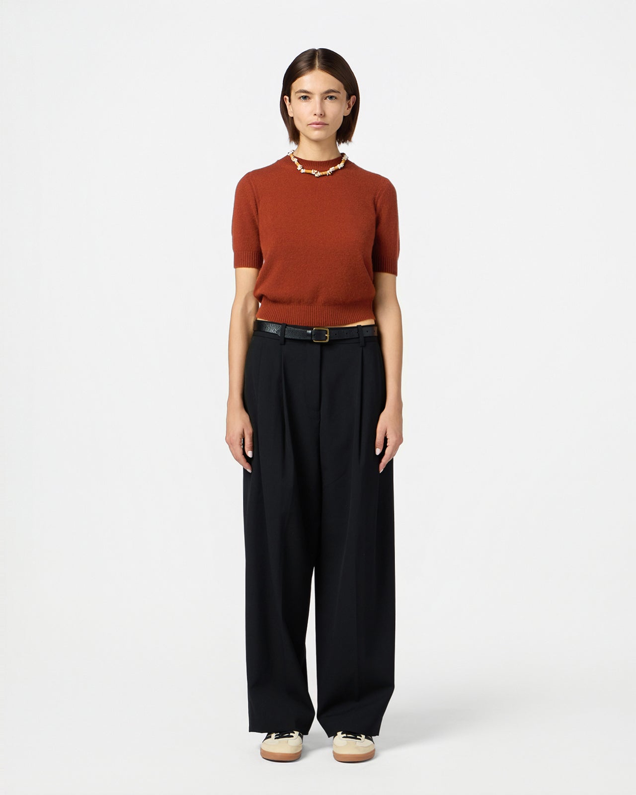 Sweater Tee - Cinnamon