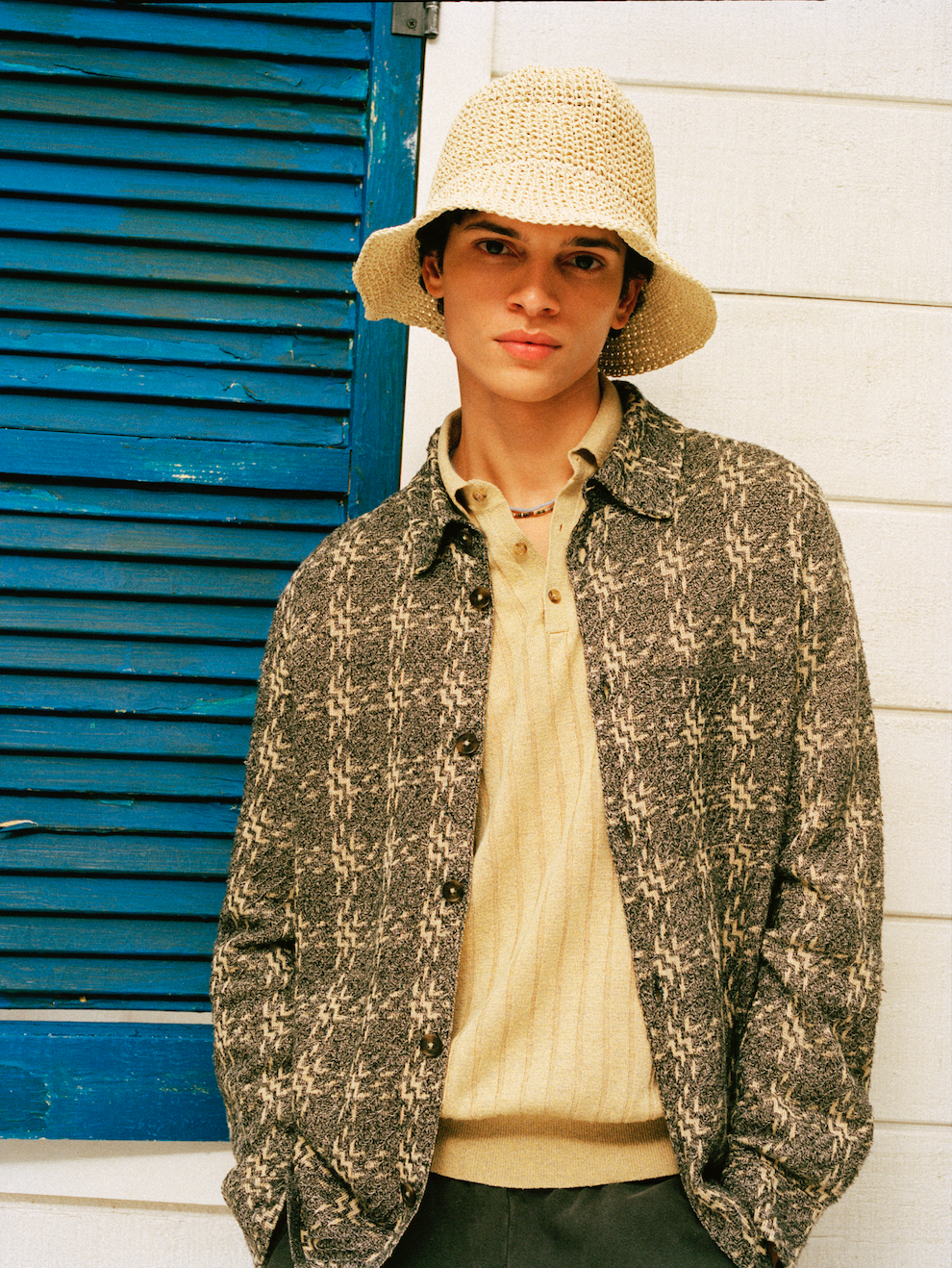 Plaid Work Shirt - Black Combo