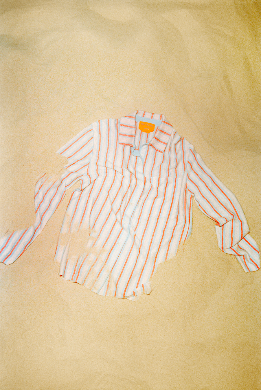 Fine Stripe Showtime Shirt - Clear Sky Combo