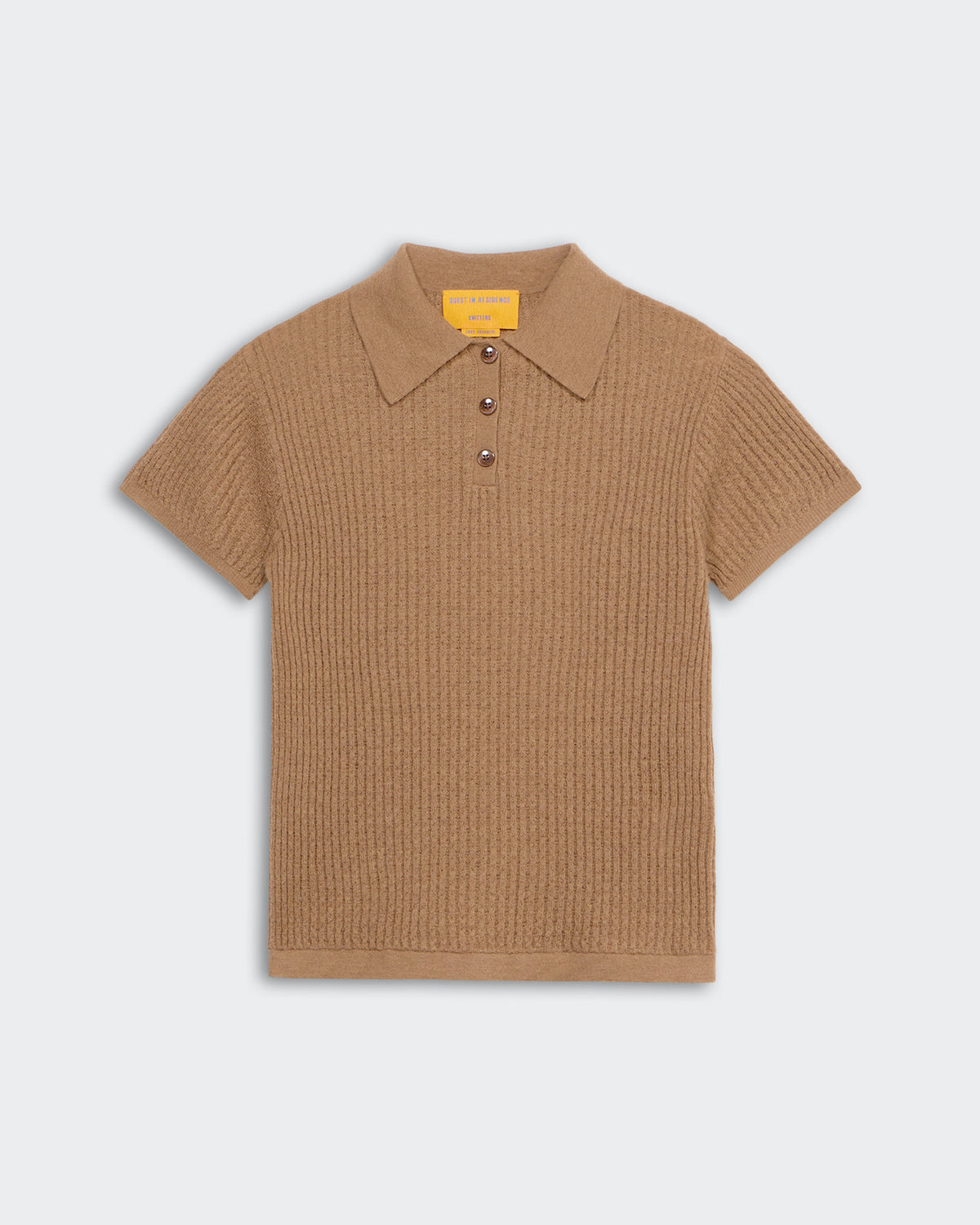 Shrunken Polo - Almond