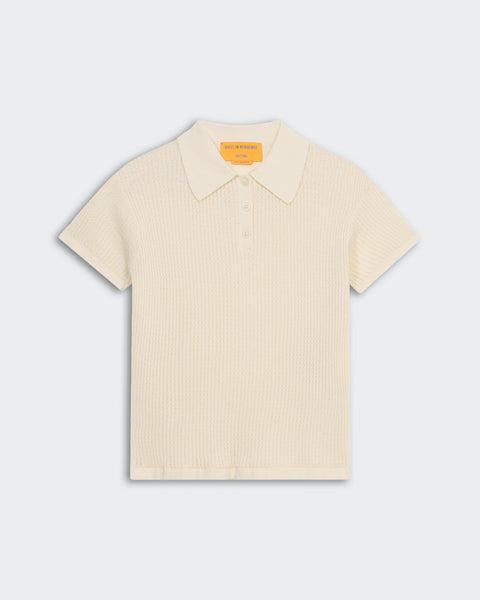 Shrunken Polo - Cream – Guest In Residence