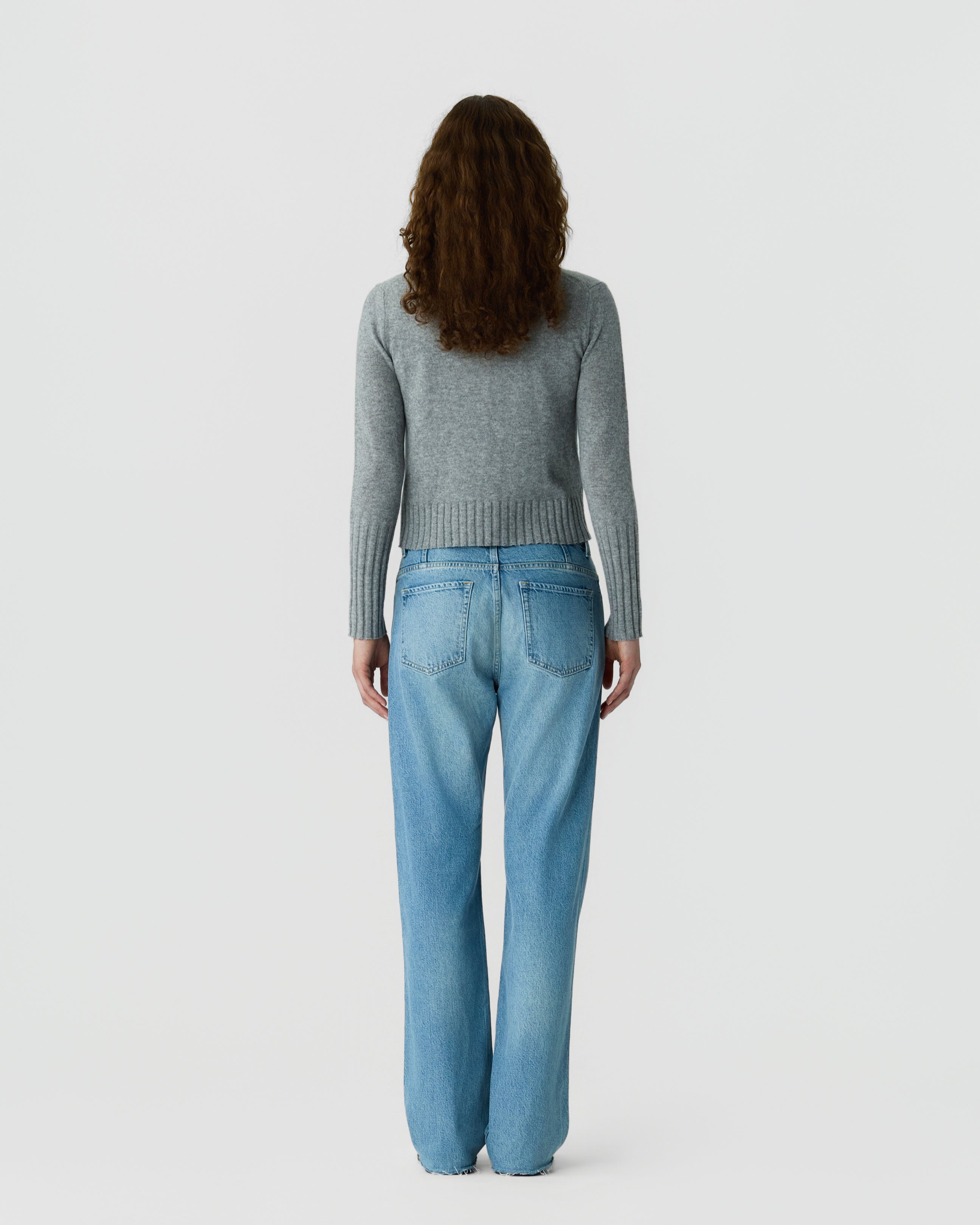 Shrunken Crew - Heather Grey – Guest In Residence
