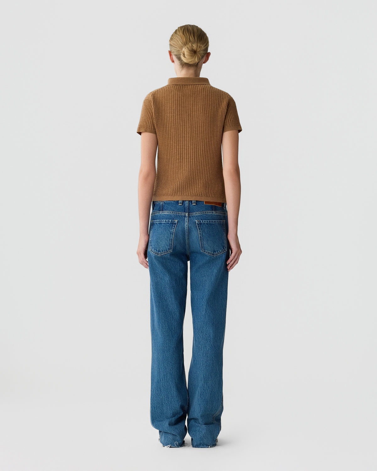 Shrunken Polo - Almond