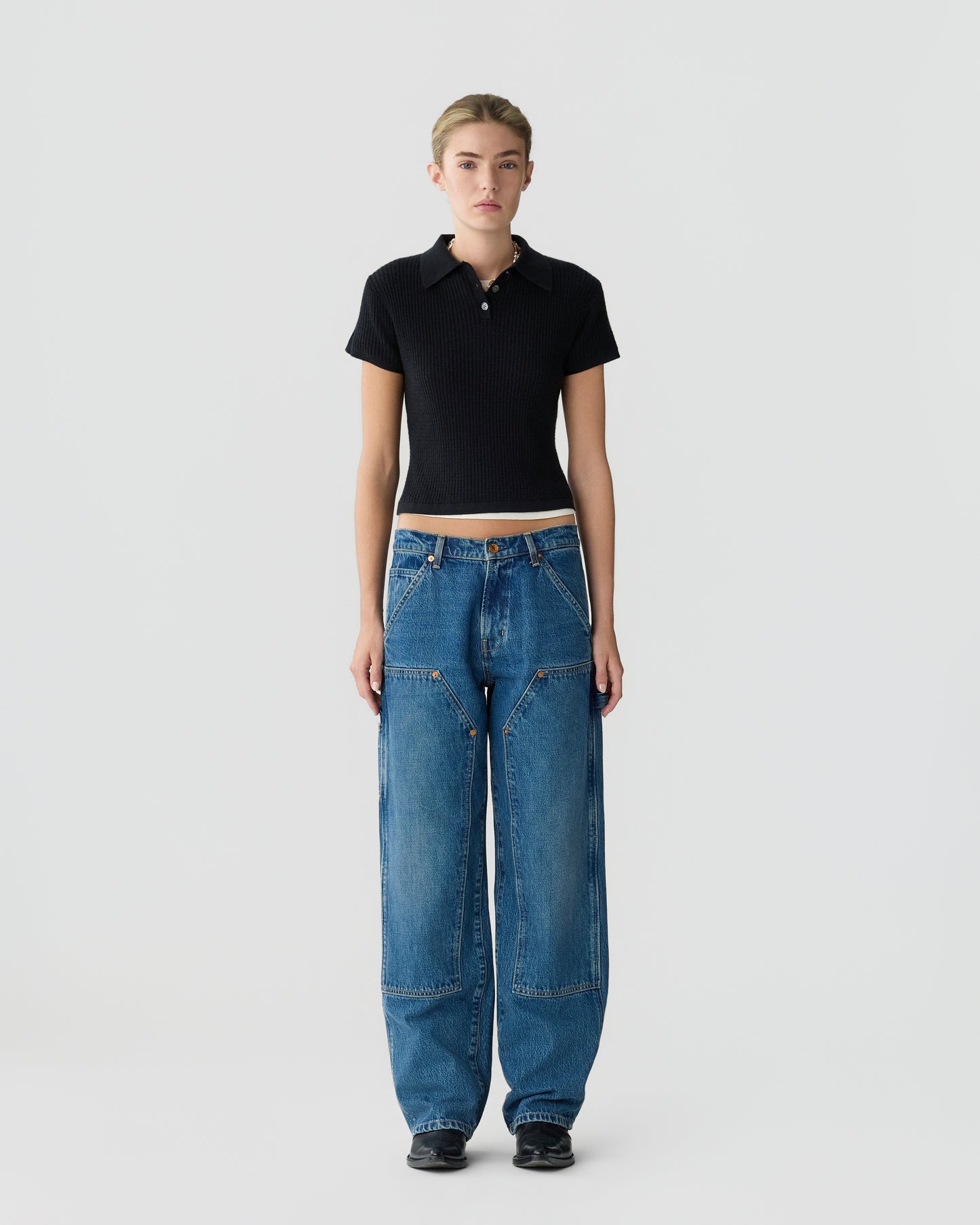 Shrunken Polo - Black