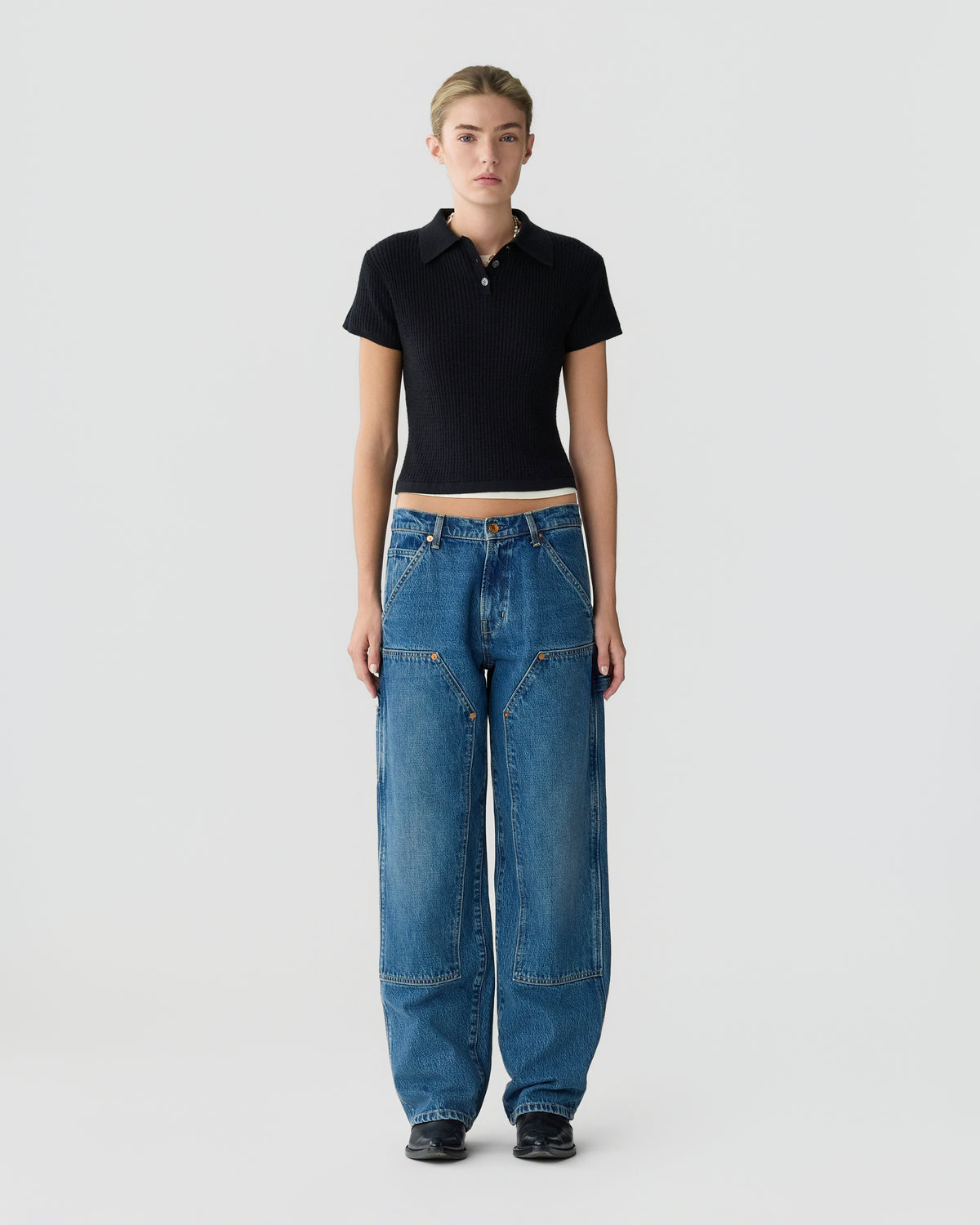Shrunken Polo - Black