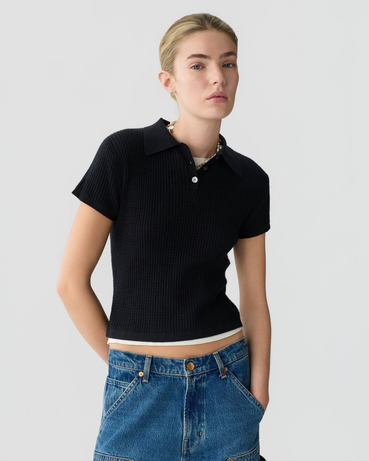 Shrunken Polo - Black