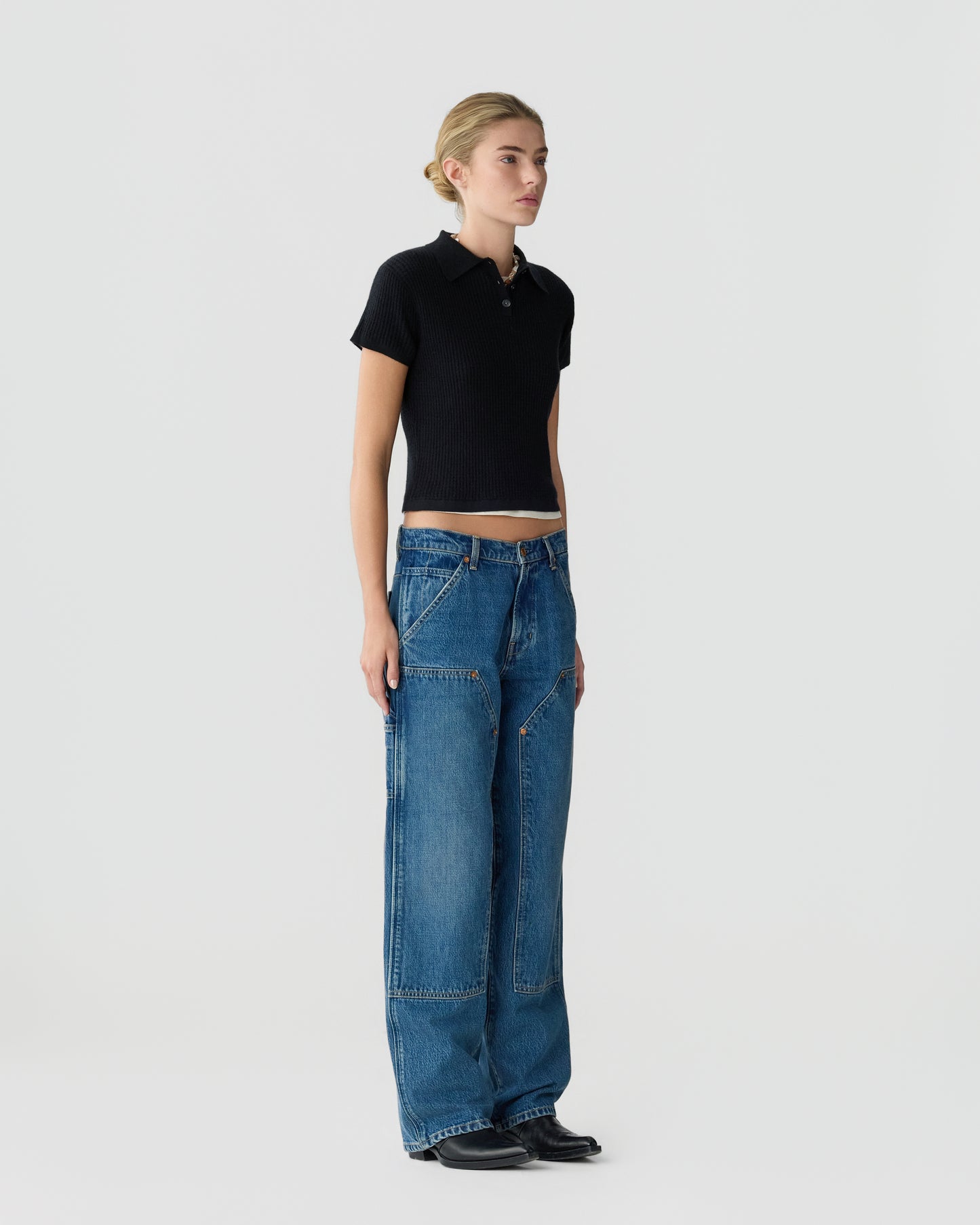 Shrunken Polo - Black