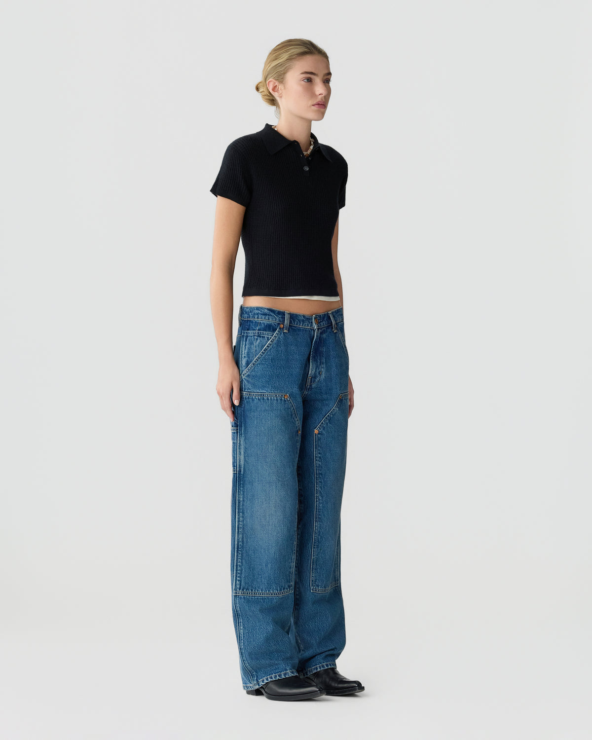Shrunken Polo - Black