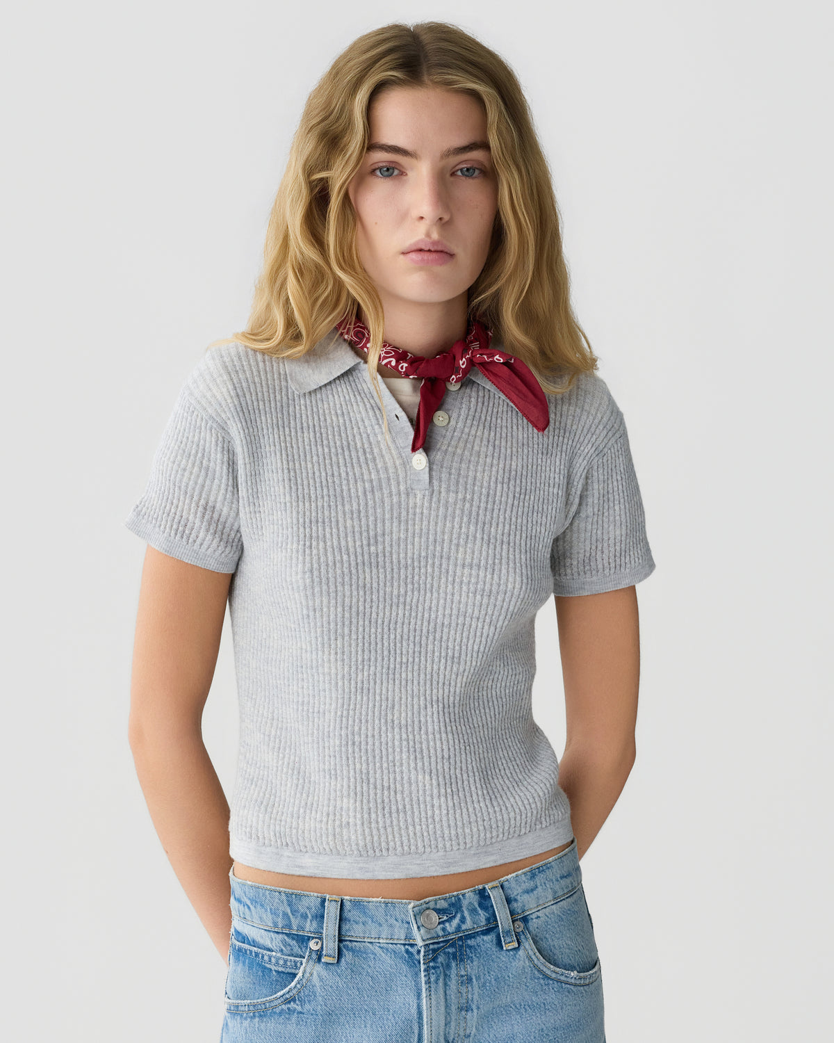Shrunken Polo - Stone