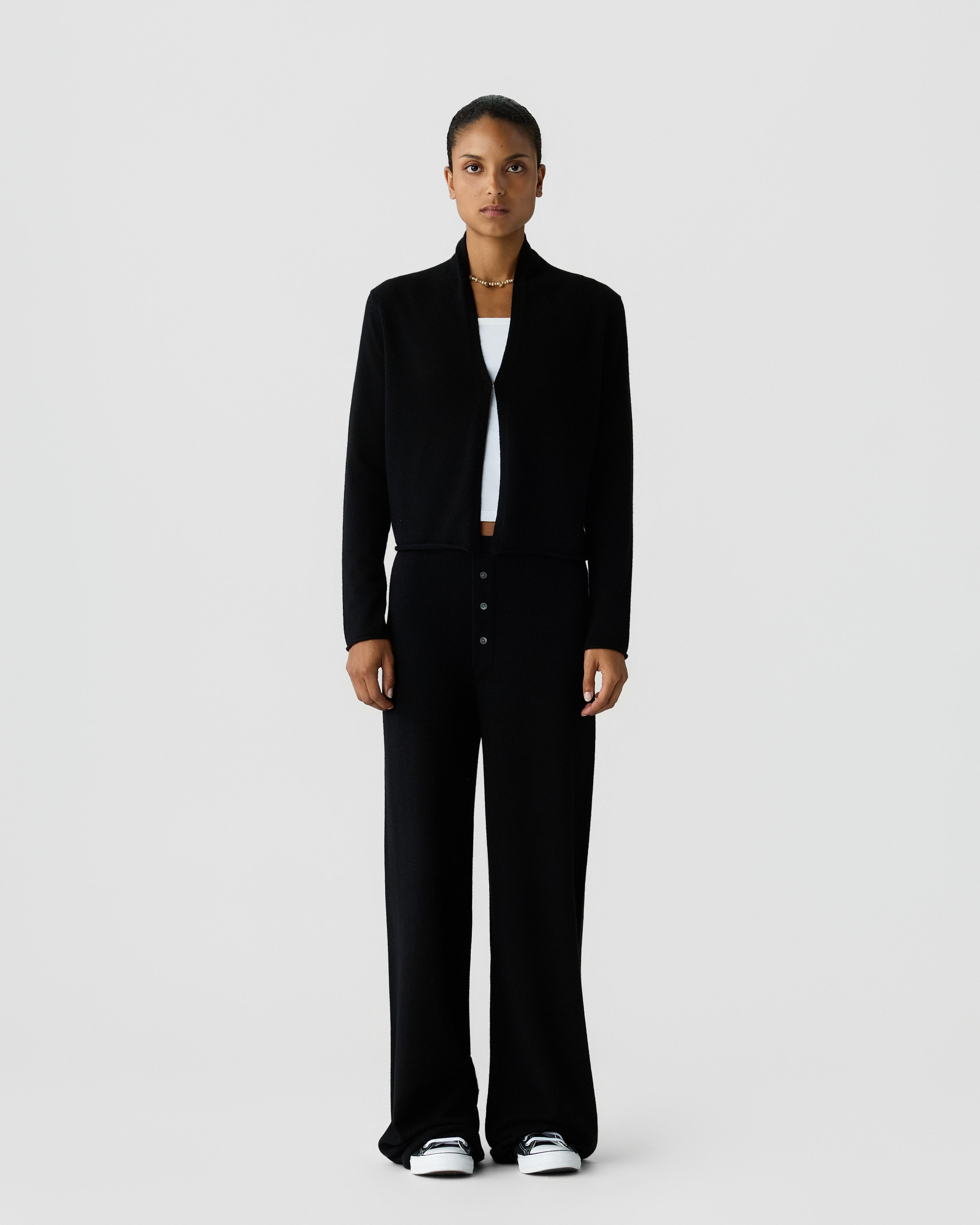 Stealth Cardigan - Black – Guest In Residence