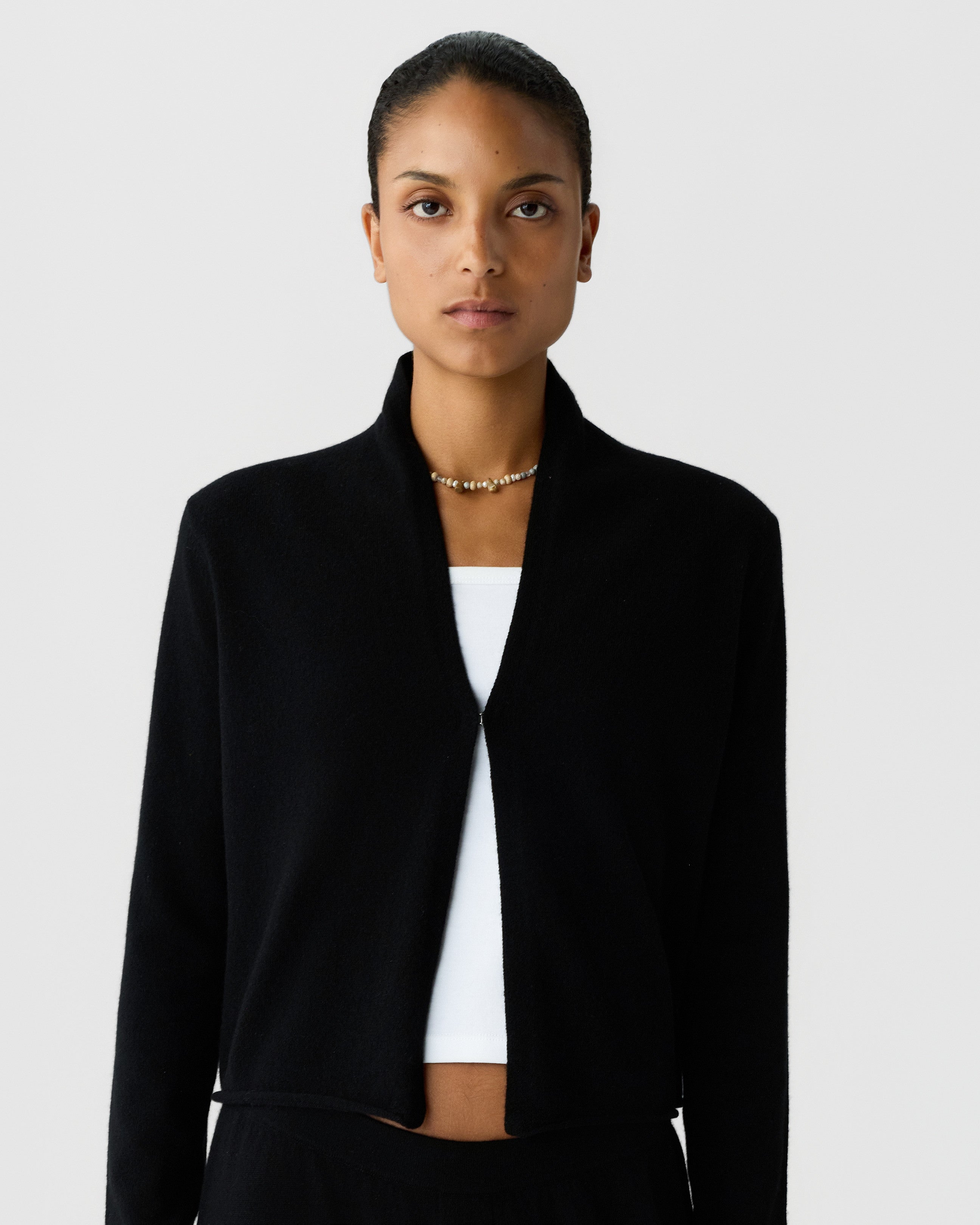 Stealth Cardigan - Black – Guest In Residence