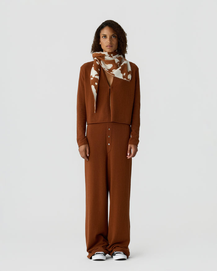 Guest in Residence — Stealth Cardigan - Burnt Sienna