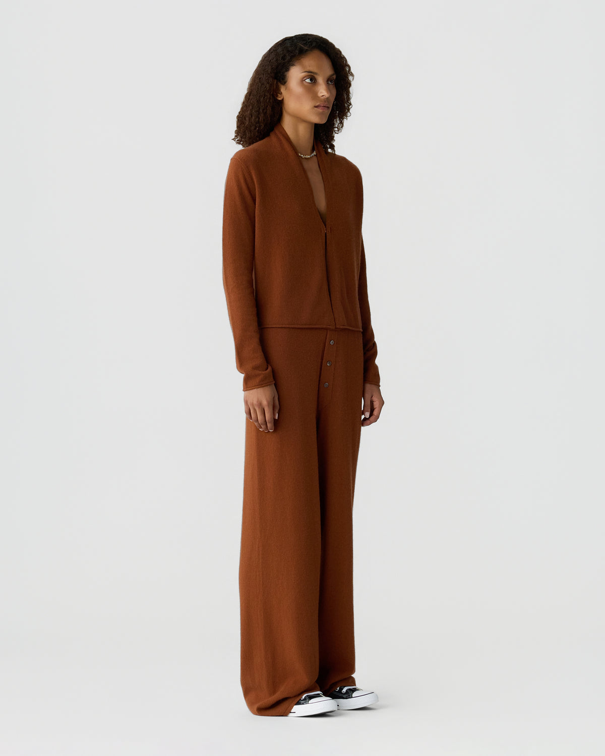 Stealth Cardigan - Burnt Sienna