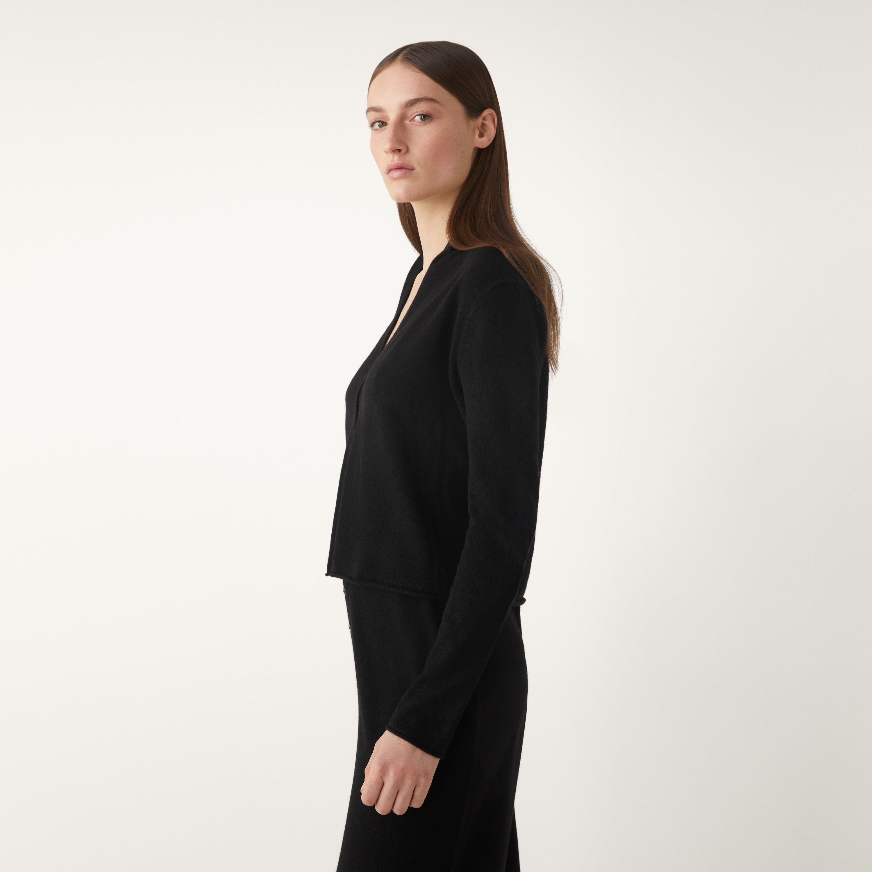 Stealth Cardigan - Black – Guest In Residence